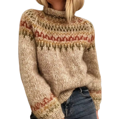 Jessica | Jersey nórdico en punto trenzado